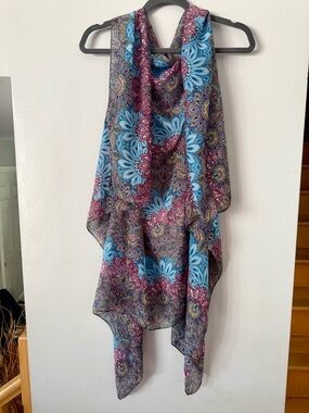 Vibrant Mandala Statement Shawl | Intricate Jewel-Toned Wrap